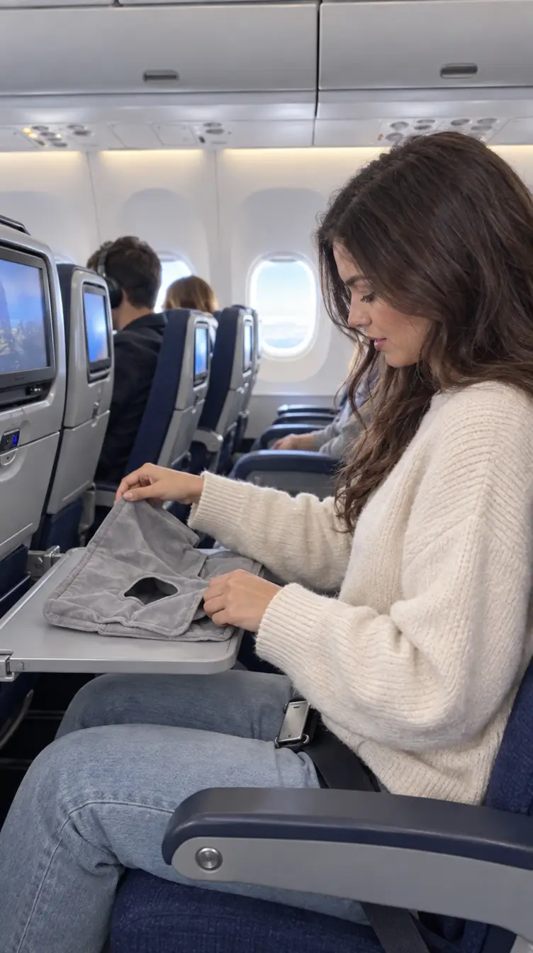 Wide awake in an economy seat